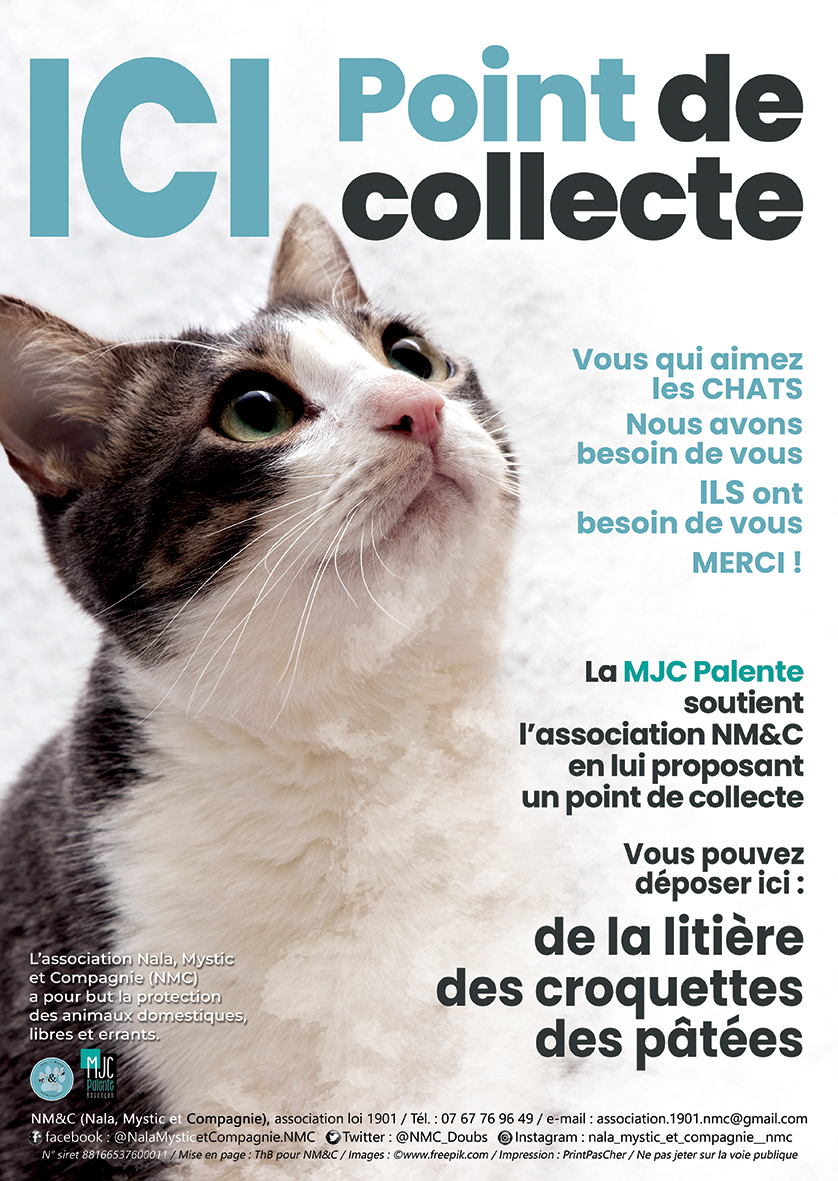 Affiche point collecte MJC Palente